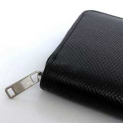 Celine Round Long Wallet Large Zipped Black 10B553BEL f-20135 Leather CELINE Women's