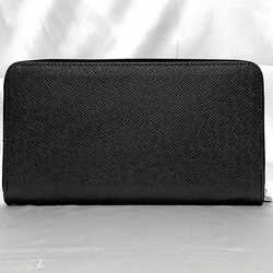 Louis Vuitton Long Wallet Zippy Organizer Black Ardoise M30513 f-20183 Taiga Leather IC Tag Response LOUIS VUITTON Round