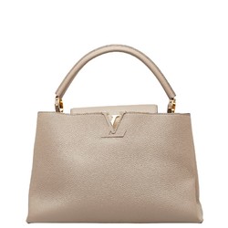 Louis Vuitton Capucines MM Handbag Tote Bag M42253 Gale Beige Taurillon Leather Women's LOUIS VUITTON