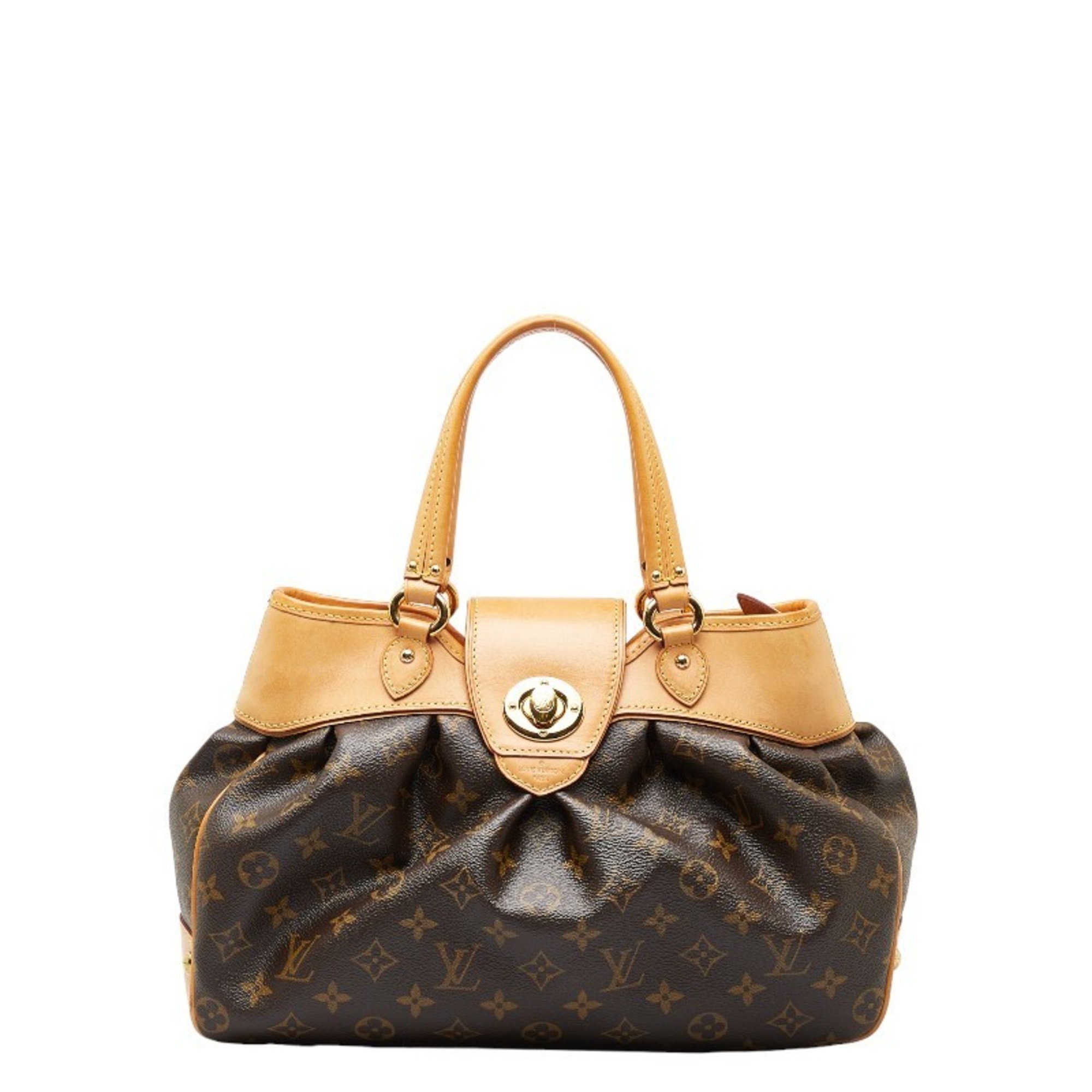 Louis Vuitton Monogram Boetie PM Tote Bag M45715 Brown PVC Leather Women's LOUIS VUITTON