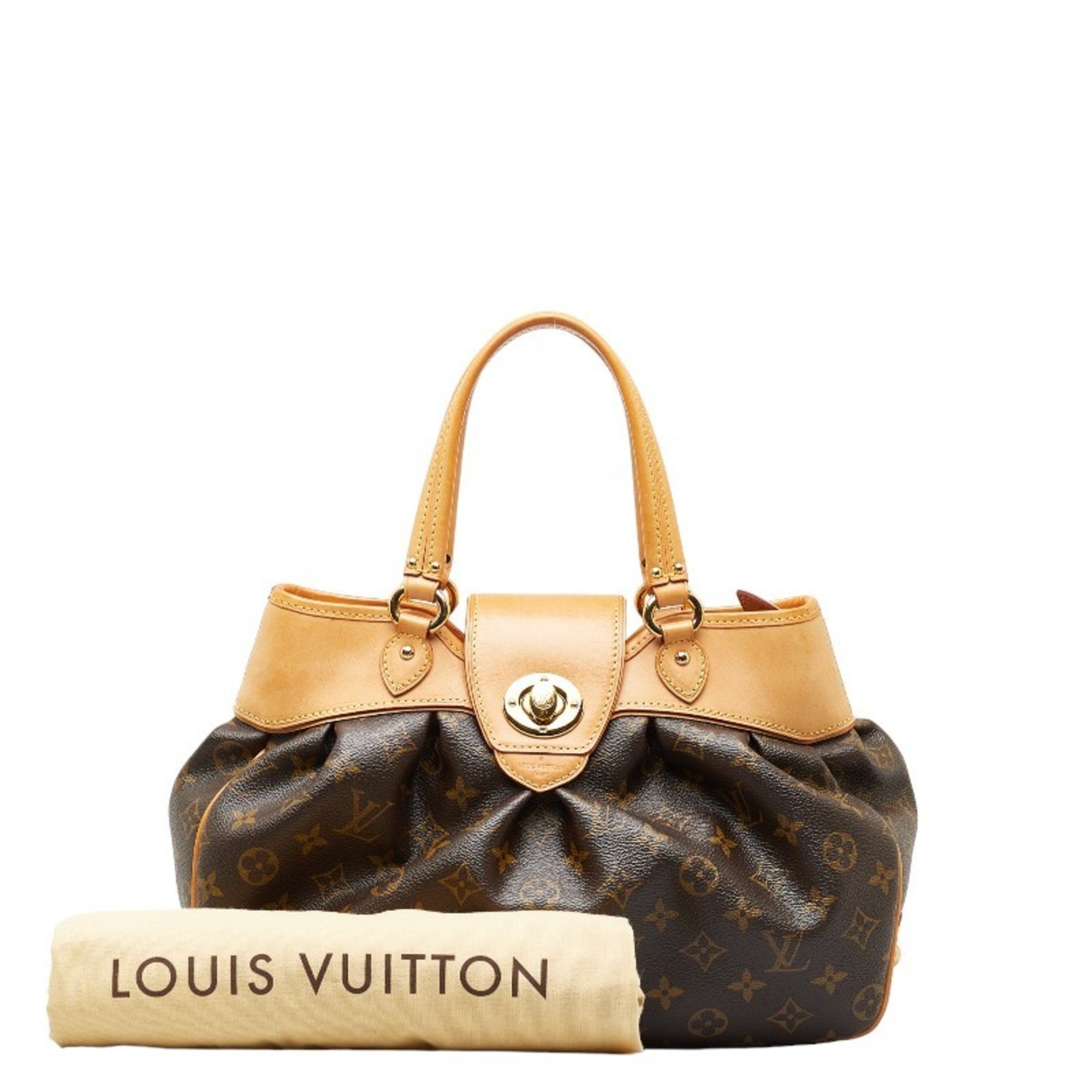 Louis Vuitton Monogram Boetie PM Tote Bag M45715 Brown PVC Leather Women's LOUIS VUITTON