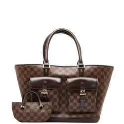 Louis Vuitton Damier Manosque GM Tote Bag N51120 Brown PVC Leather Women's LOUIS VUITTON