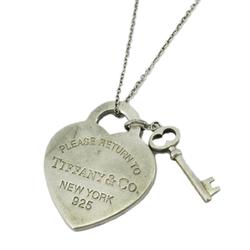 Tiffany Necklace Return to Heart Key 925 Silver Women's