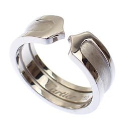 Cartier C2 Ring for Women, K18WG, Size 13, #53, 7.7g, 750, 18K White Gold, B4040553