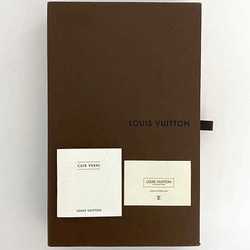 Louis Vuitton Belt Santur Navy M6061 f-20249 35mm Leather BC1136 LOUIS VUITTON Waist Men's Blue