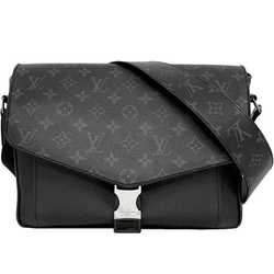 Louis Vuitton Shoulder Bag Black Grey Taiga Rama Monogram Eclipse M30746 f-20184 Canvas Leather CA5210 LOUIS VUITTON Flap Men's