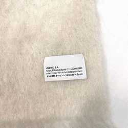 LOEWE Mohair Scarf Beige Brown Anagram A-28003861 ec-20207 50% 48% Wool 2% Nylon Women's