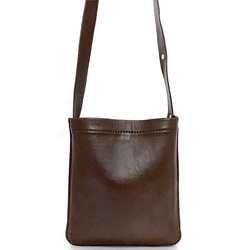 Hermes Shoulder Bag Tudou Brown - f-20312 Sacoche Leather HERMES Women Men Unisex