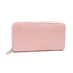 Louis Vuitton Round Long Wallet Epi Zippy Women's M41740 Rose Ballerine Pink