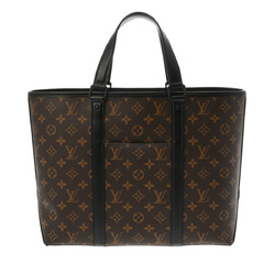 LOUIS VUITTON Louis Vuitton Monogram Macassar Weekend Tote PM Brown Black M45734 Men's Bag