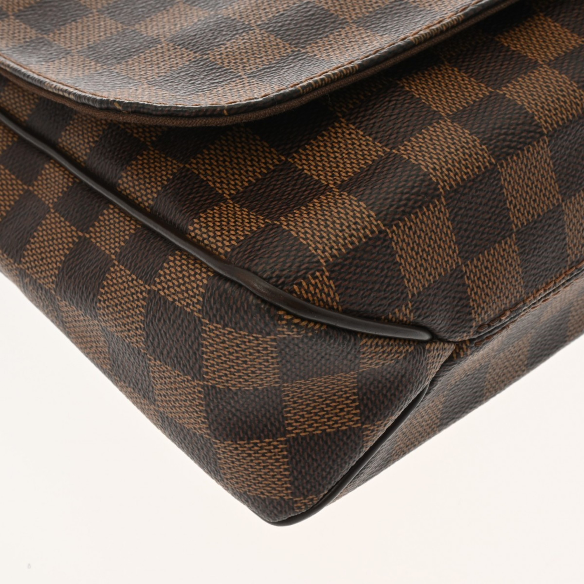LOUIS VUITTON Louis Vuitton Monogram District MM Brown N41212 Men's Canvas Shoulder Bag