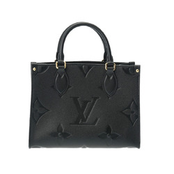 LOUIS VUITTON Louis Vuitton Monogram Empreinte On the Go PM Noir M45653 Women's Leather Handbag