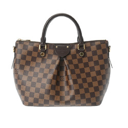 LOUIS VUITTON Damier Sienna PM Brown N41545 Women's Canvas Handbag