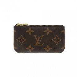 LOUIS VUITTON Louis Vuitton Monogram Pochette Cle Brown M62650 Unisex Canvas Coin Case
