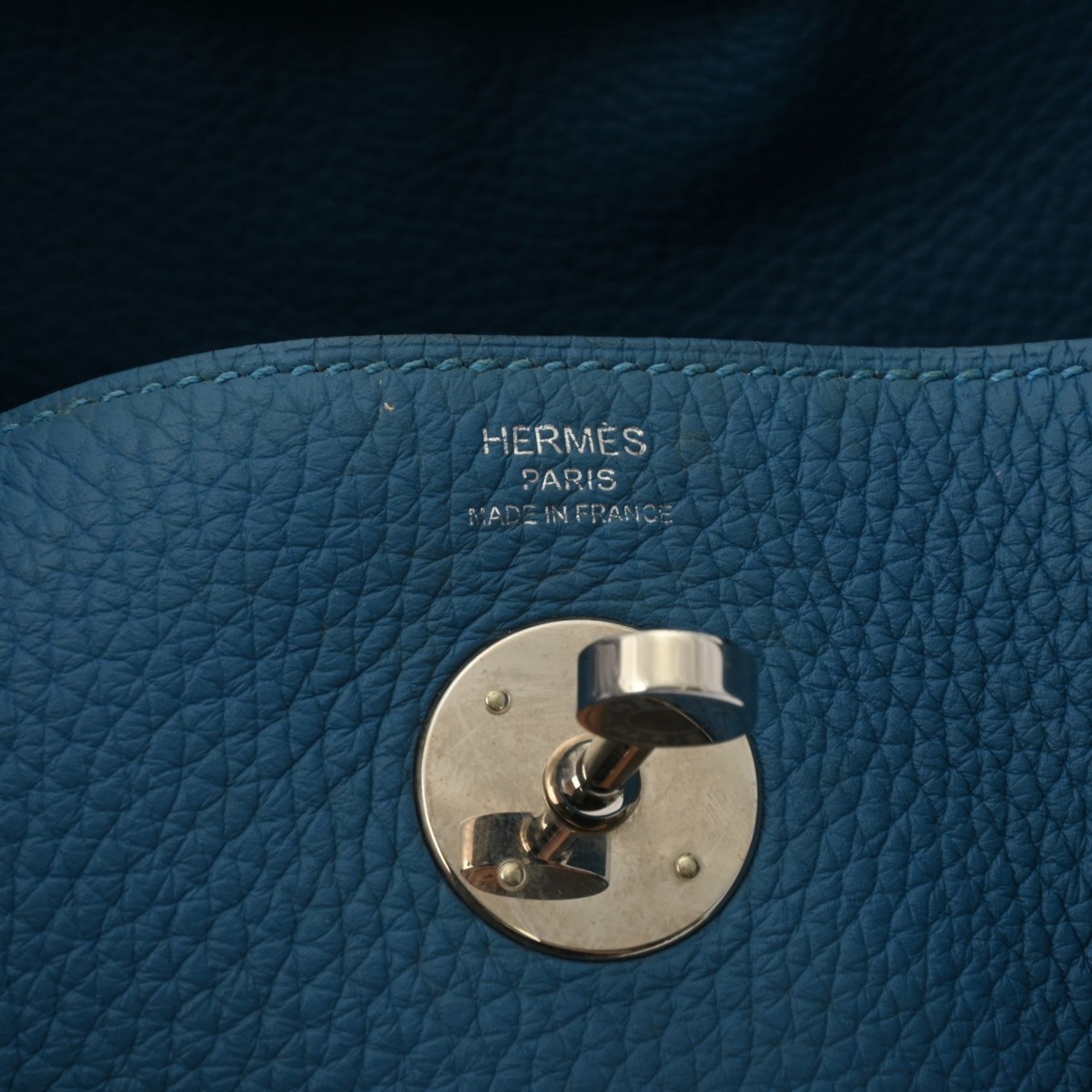 HERMES Lindy 26 Mykonos Palladium hardware - □O stamp (around 2011) Women's Taurillon Clemence bag