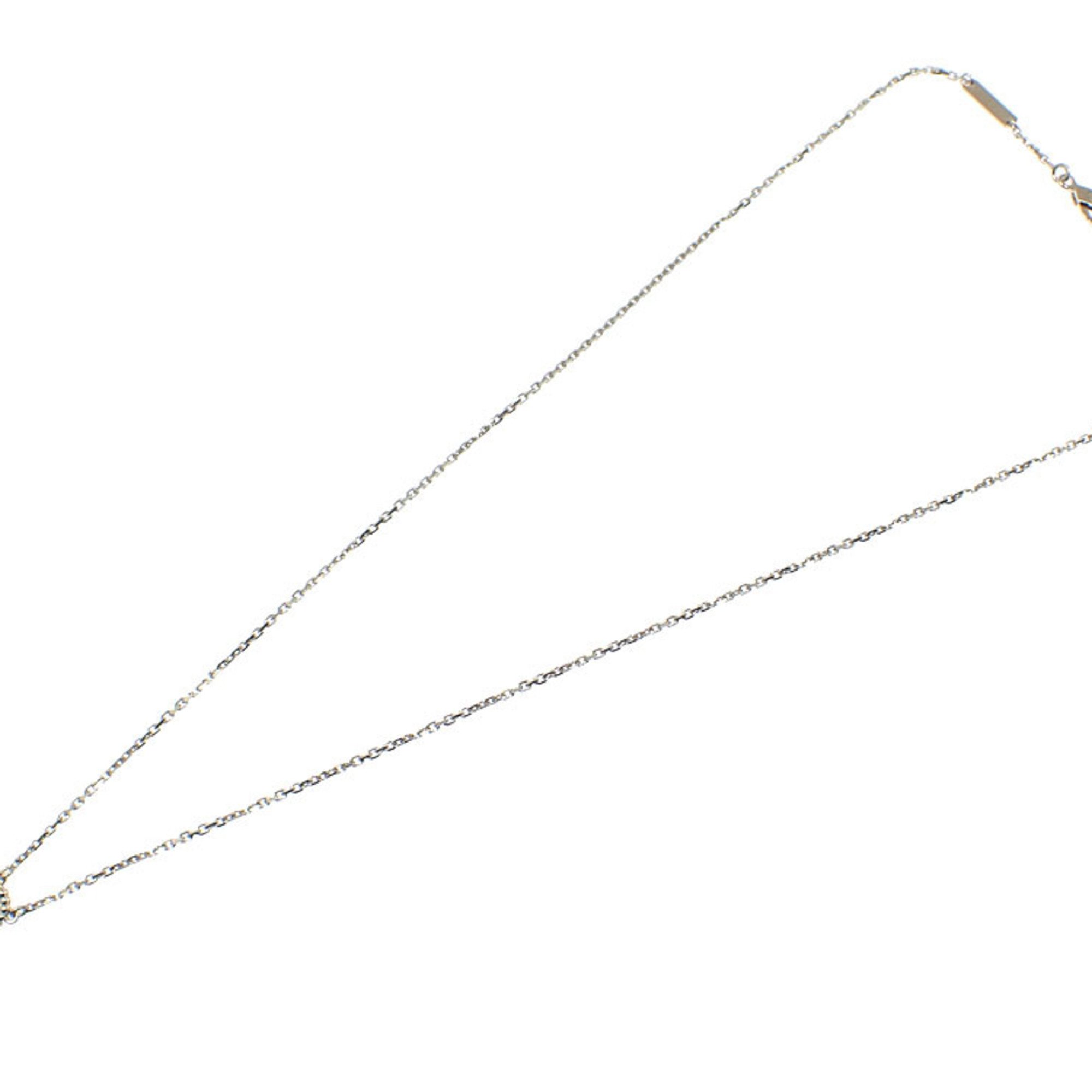 Van Cleef & Arpels Alhambra Necklace for Women, K18WG, Diamond, 5.7g, VCAR6100, White Gold 750, 18K VCA