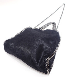 Stella McCartney Chain Tote Bag Falabella Women's Black Fabric 391698 Hand