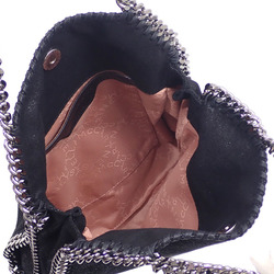 Stella McCartney Chain Tote Bag Falabella Women's Black Fabric 391698 Hand