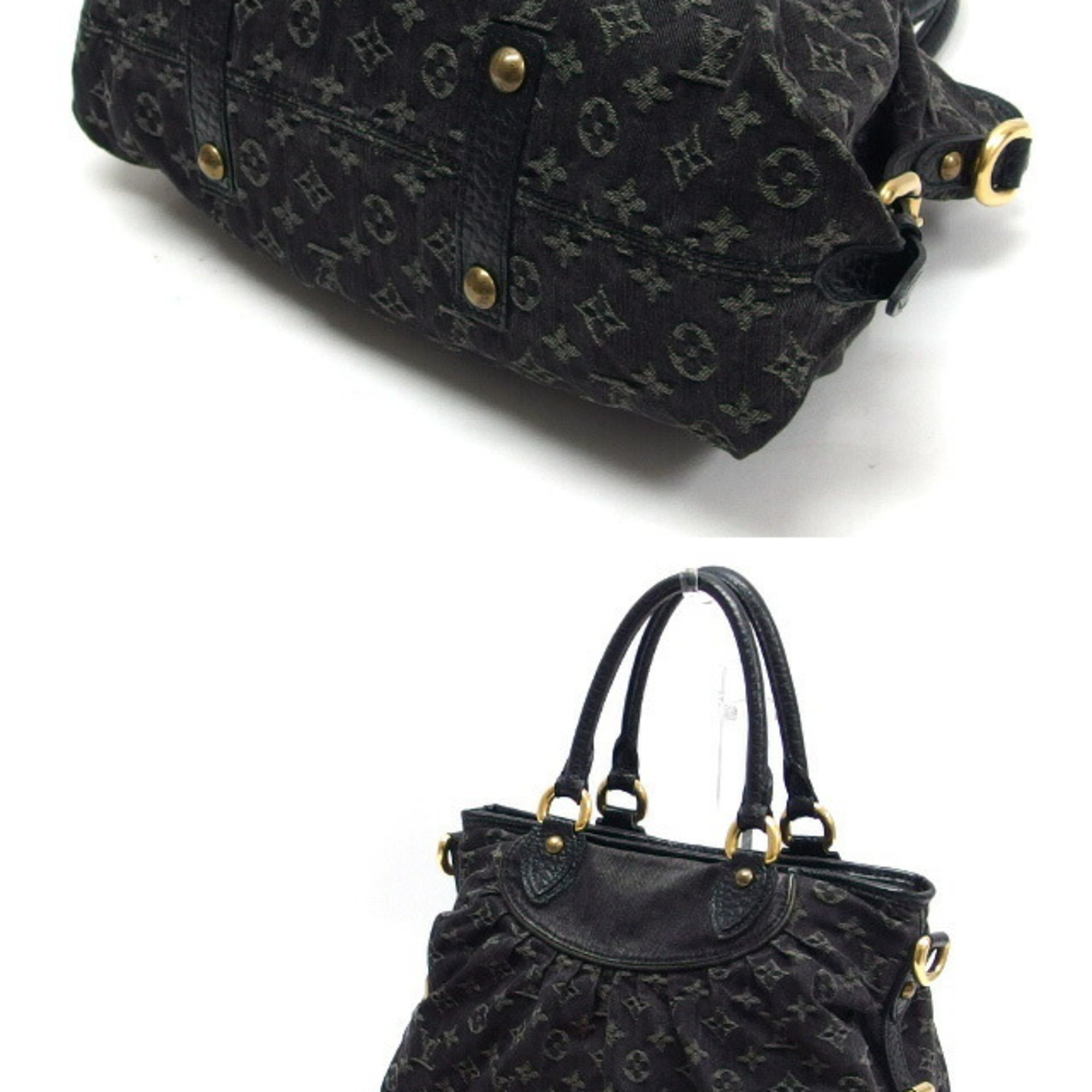 Louis Vuitton Monogram Denim Neo Cavi MM Handbag Noir (Black)