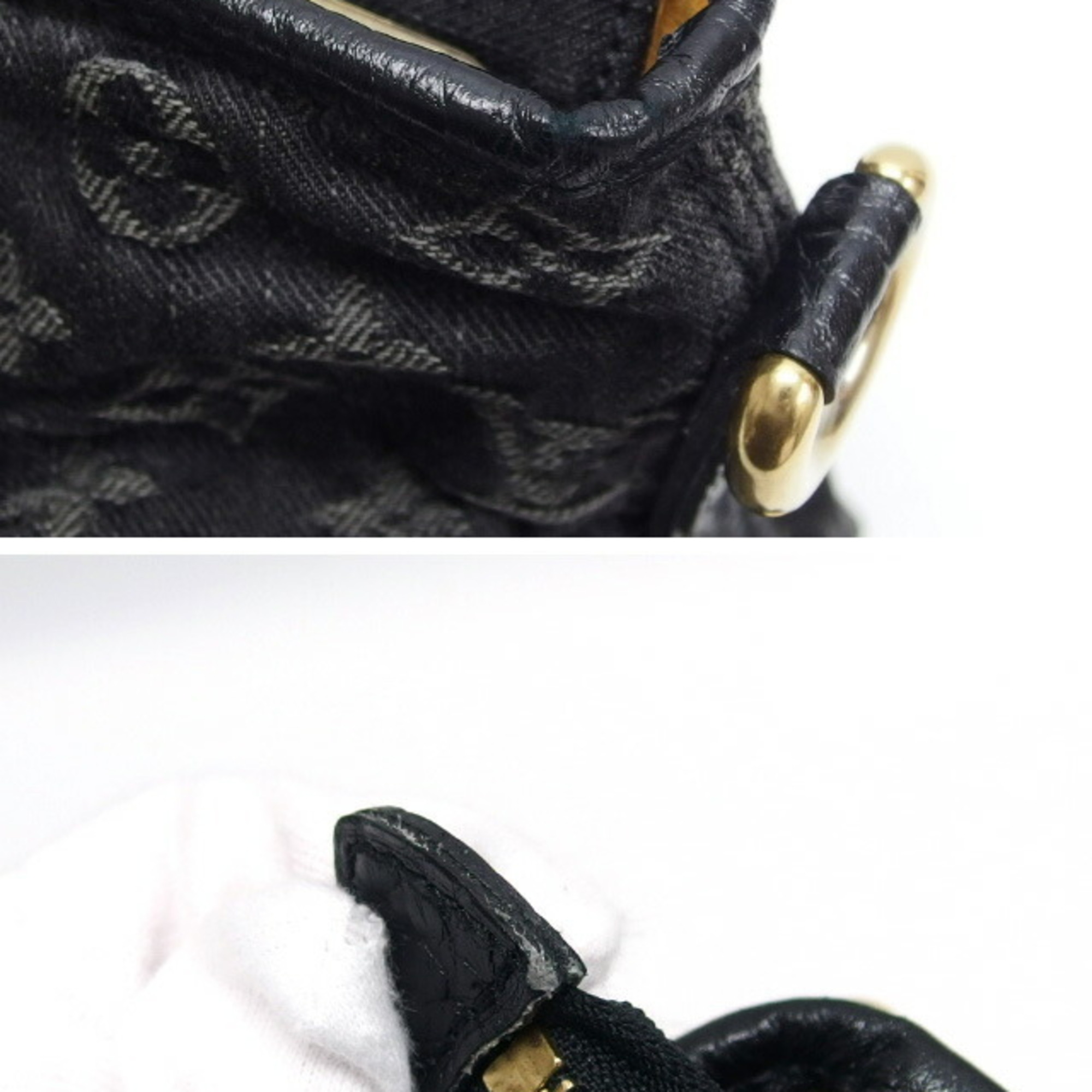 Louis Vuitton Monogram Denim Neo Cavi MM Handbag Noir (Black)