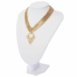 LOUIS VUITTON Louis Vuitton Essential LV Choker 7-Chain M67440 Women's GP Necklace
