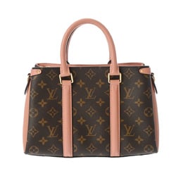 LOUIS VUITTON Louis Vuitton Monogram Soufflot NV BB Peche M44899 Women's Canvas Handbag