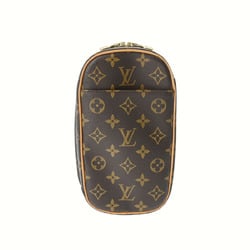 LOUIS VUITTON Louis Vuitton Monogram Pochette Ganjou Brown M51870 Women's Canvas Body Bag