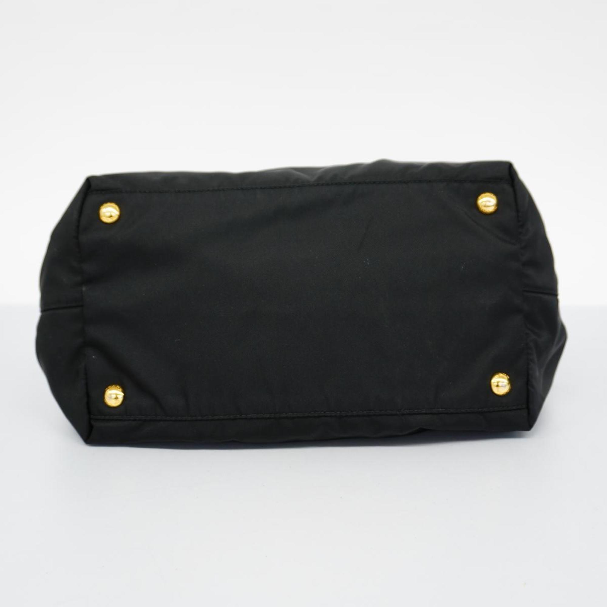 Prada handbag nylon black ladies
