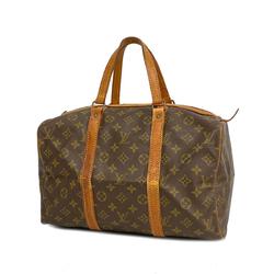 Louis Vuitton Boston Bag Monogram Saxe Souple 35 M41626 Brown Men's Women's