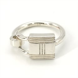 Hermes HERMES Padlock Motif Ring #53 SV925 Silver Approx. Size 13