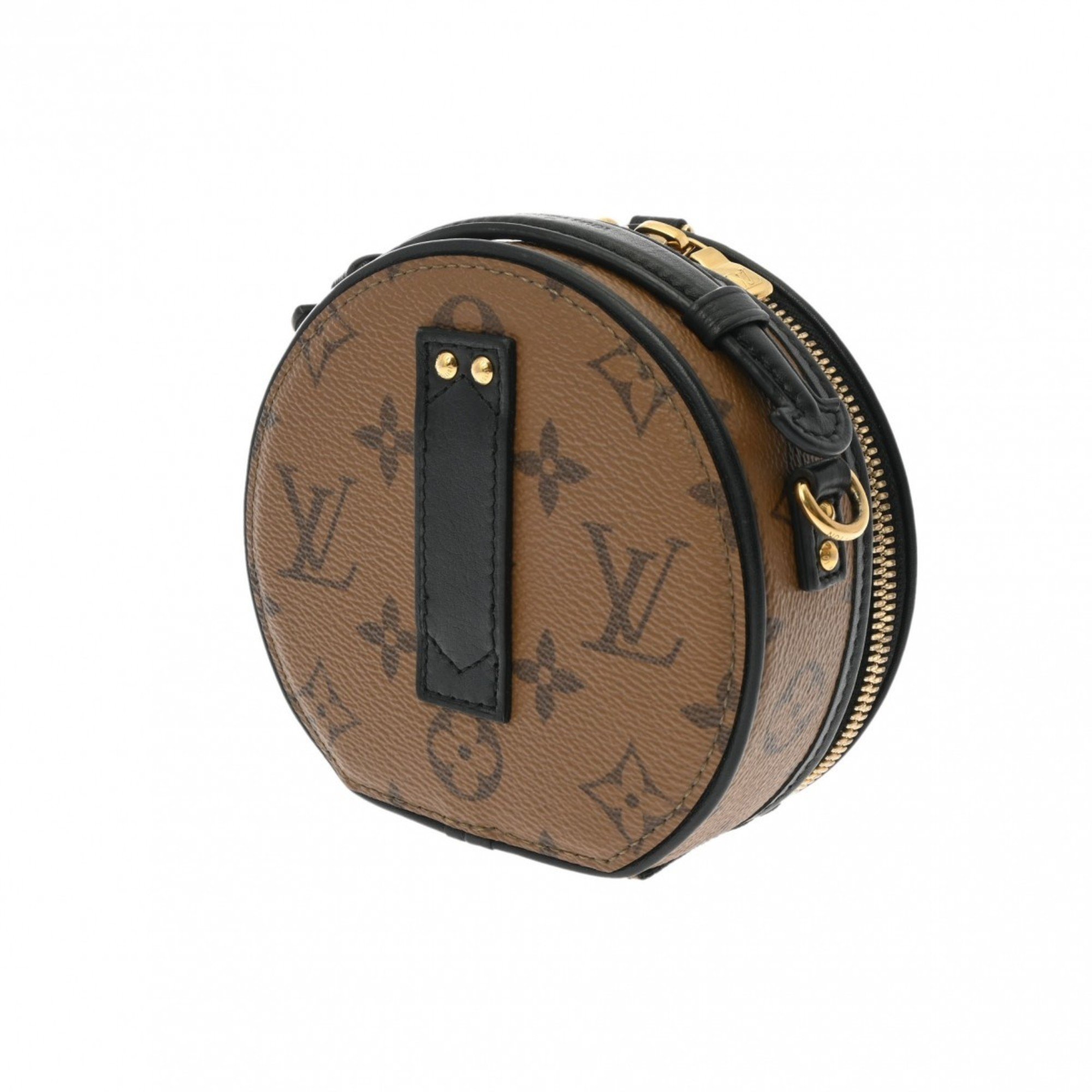 LOUIS VUITTON Louis Vuitton Monogram Reverse Poit Chapeau Brown M68577 Women's Canvas Shoulder Bag
