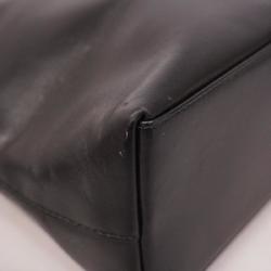 Gucci Shoulder Bag Bamboo 001 3007 Leather Black Women's