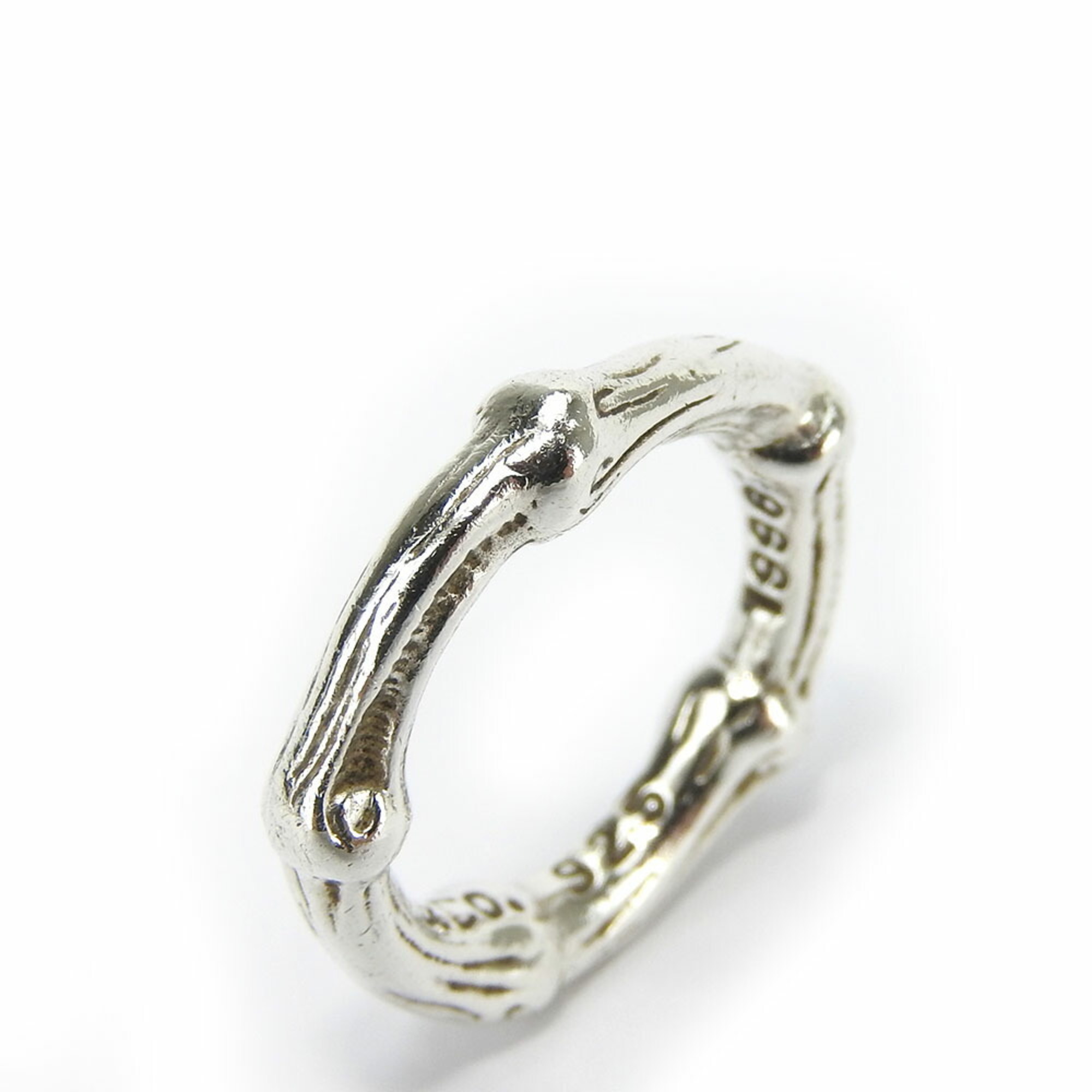 Tiffany & Co. Bamboo Ring, 925 Silver, Approx. 4.5g, Women's, TIFFANY