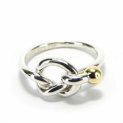 Tiffany & Co. Ring Love Knot Silver 925 K18YG Approx. 2.9g Combination Women's TIFFANY