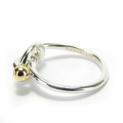 Tiffany & Co. Ring Love Knot Silver 925 K18YG Approx. 2.9g Combination Women's TIFFANY