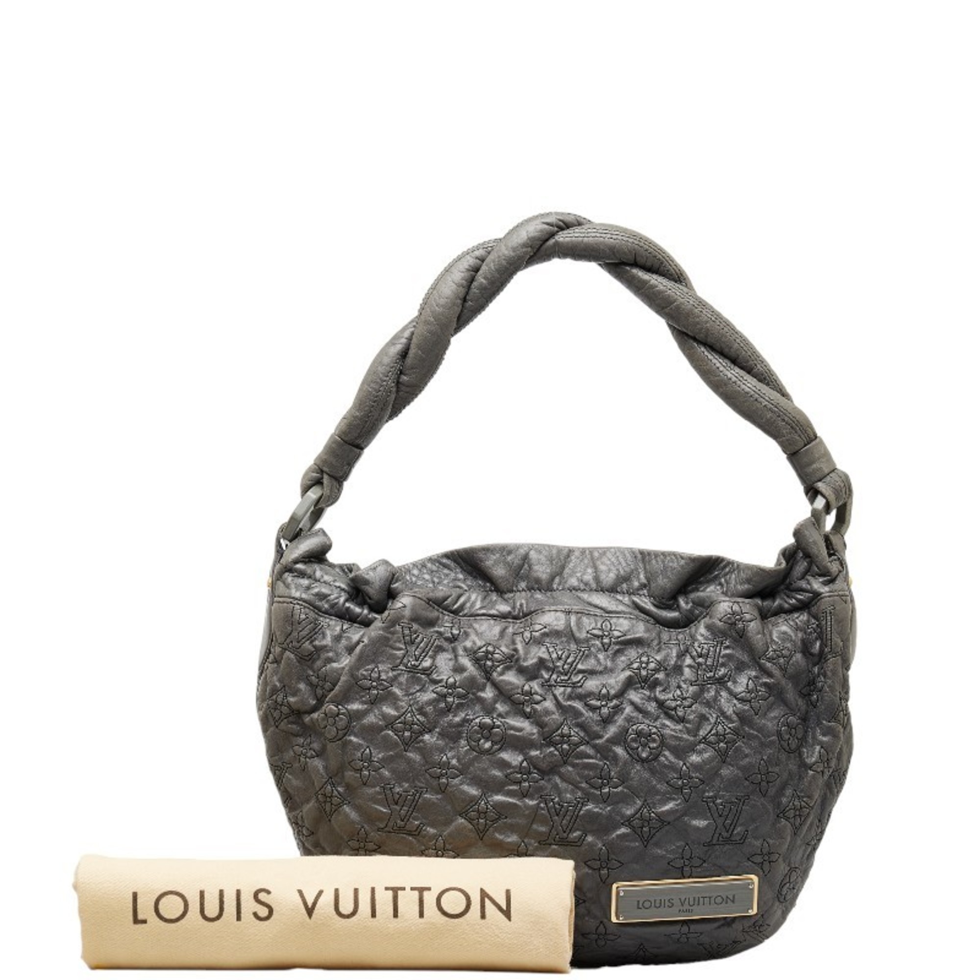 Louis Vuitton Monogram Olympe Nympus PM Shoulder Bag M95475 Gris Perle Grey Lambskin Women's LOUIS VUITTON