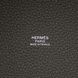 Hermes Picotin Lock Handbag Grimeyer Grey Taurillon Clemence Women's HERMES