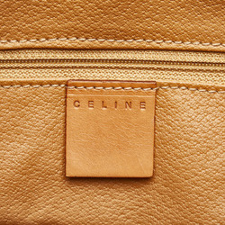 Celine Macadam Boston Bag Shoulder Brown PVC Leather Women's CELINE