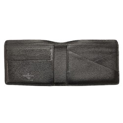 Louis Vuitton Monogram Eclipse Portefeuille Multiple Bi-fold Wallet M61695 Black PVC Men's LOUIS VUITTON