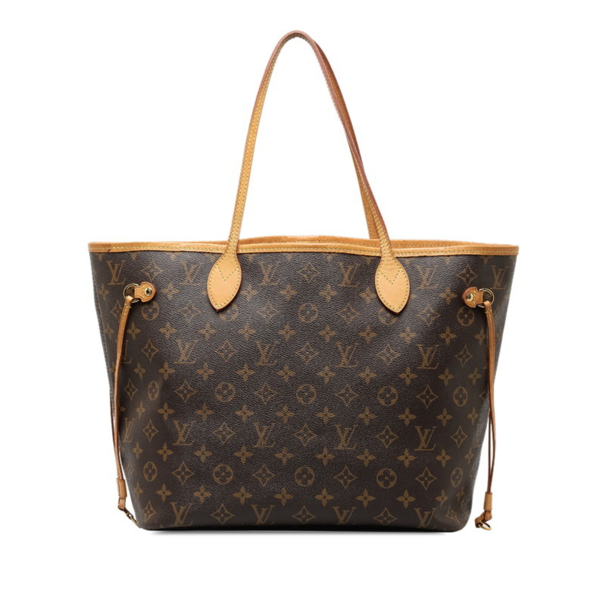 Louis Vuitton Monogram Neverfull MM Shoulder Bag Tote M40995 Brown PVC Leather Women's LOUIS VUITTON