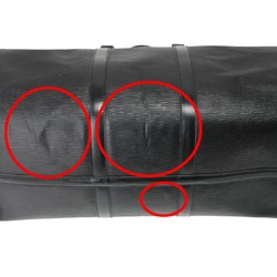 Louis Vuitton Boston Bag Epi Keepall 50 Leather M42962 Black
