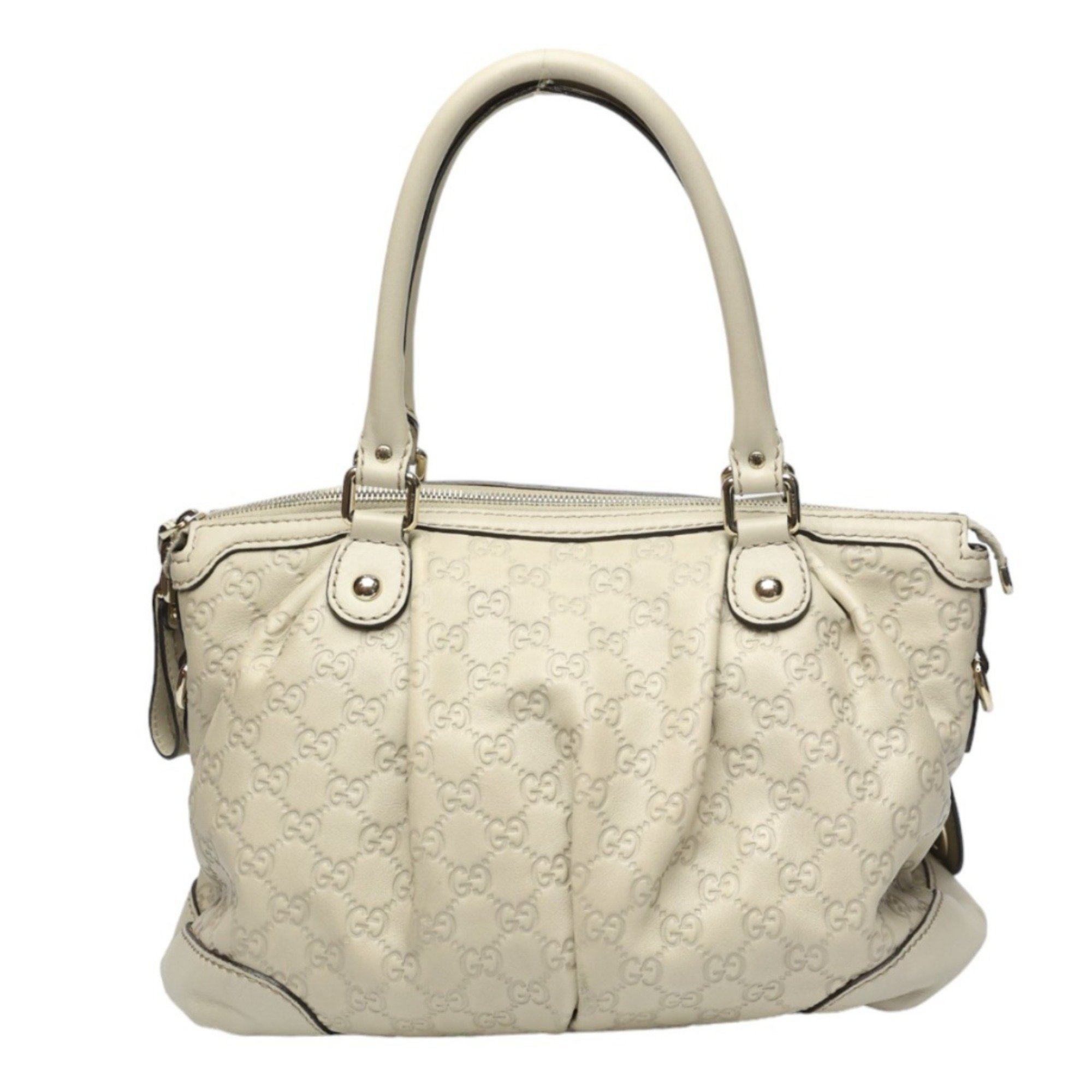 GUCCI Handbag WG Leather 247902 Beige