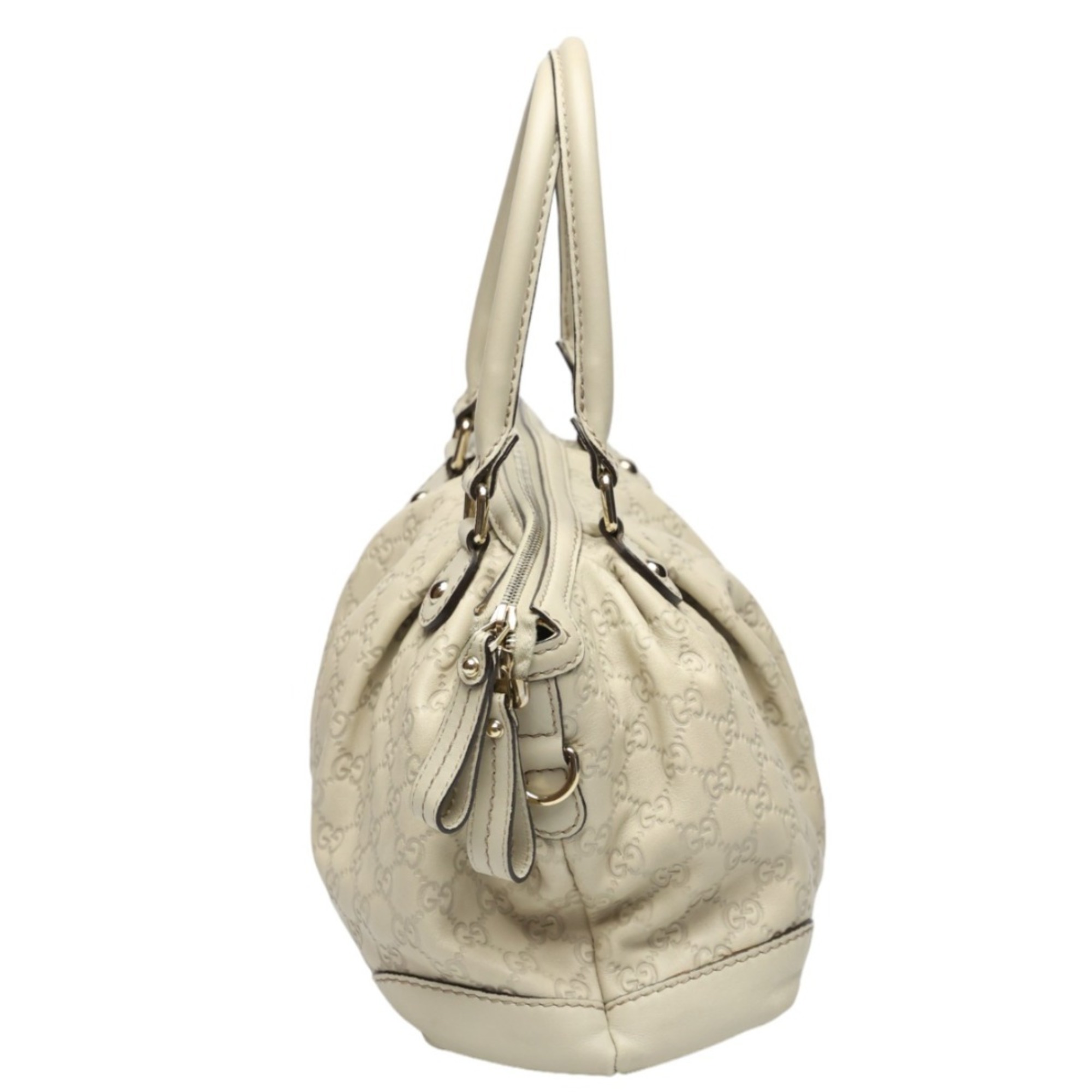 GUCCI Handbag WG Leather 247902 Beige
