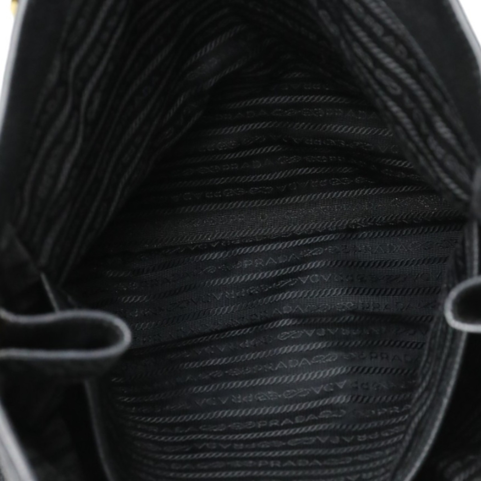 PRADA bag leather black