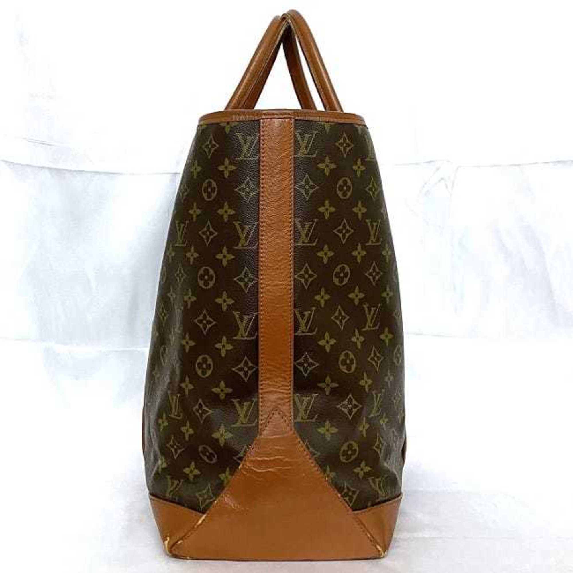 Louis Vuitton Tote Bag Sac Weekend GM Brown Monogram M42420 ec-20223 Canvas LOUIS VUITTON Women's Men's