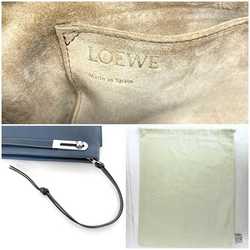LOEWE 2way Missy Small Navy Blue 327.12KS28 f-20292 Clutch Bag Leather Shoulder Handbag Women's