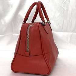 LOEWE 2way Amazona 75 Red Anagram 301.30.L03 f-20336 Handbag Leather Shoulder Bag Women's