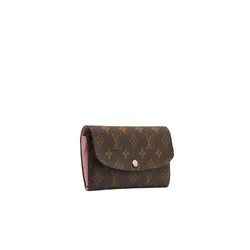 Louis Vuitton Monogram Portefeuille Emily Long Wallet M61289 Brown Rose Ballerine Pink PVC Leather Women's LOUIS VUITTON