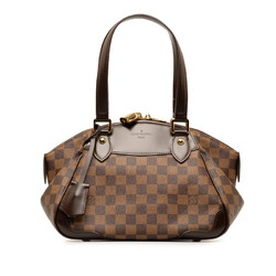 Louis Vuitton Damier Verona PM Handbag N41117 Brown PVC Leather Women's LOUIS VUITTON