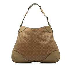 Gucci Horsebit Pattern Bag 272389 Beige Leather Women's GUCCI